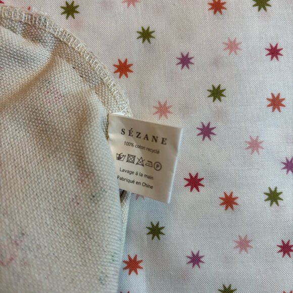 Sézane Canvas Makeup Bag Pouch, Ditsy Flower Print 🌷 - Picture 3 of 6